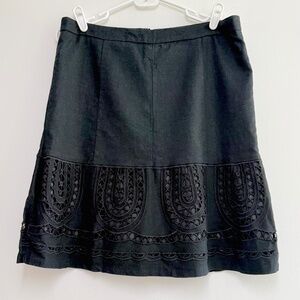 Chadwicks black cutout skirt
